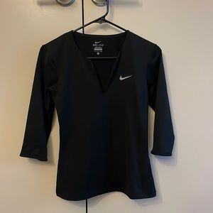 Nike Dri-Fit Small Quarter-Sleeve Top